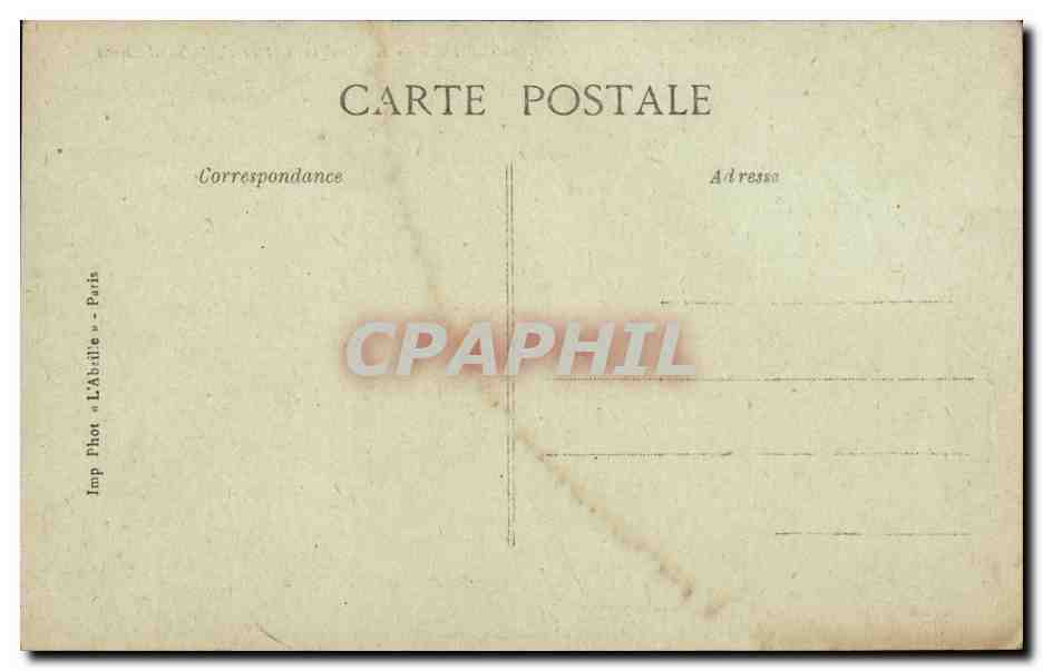 Paris CPA Le boulevard et la porte Saint Denis — Rückseite