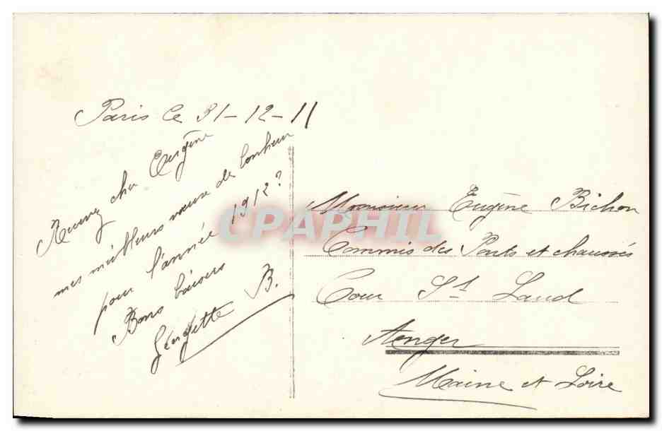 Joven mujer — retrato — editor desconocido, n° 529 — Reverso