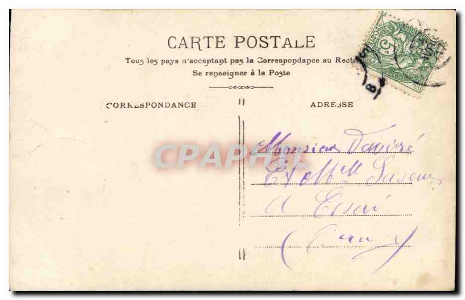 CPA Fantaisie Femme en robe de mariee — Rückseite