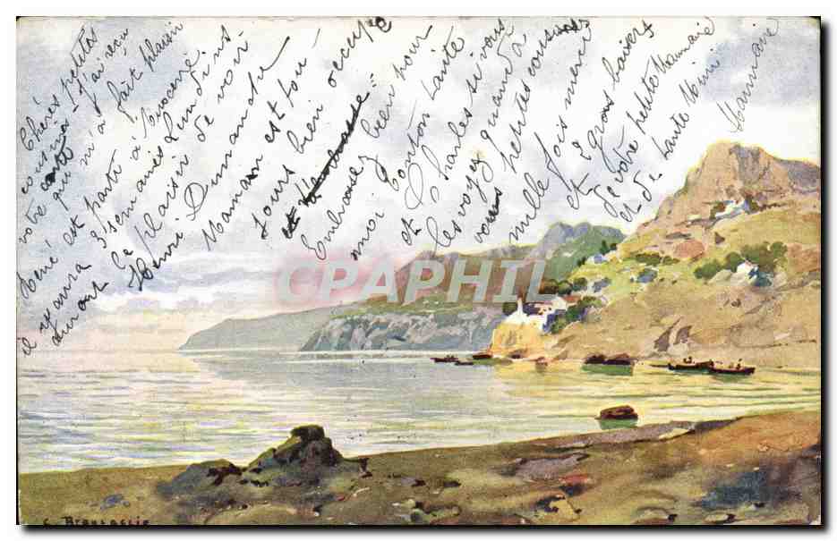 CPA Fantaisie paysage
