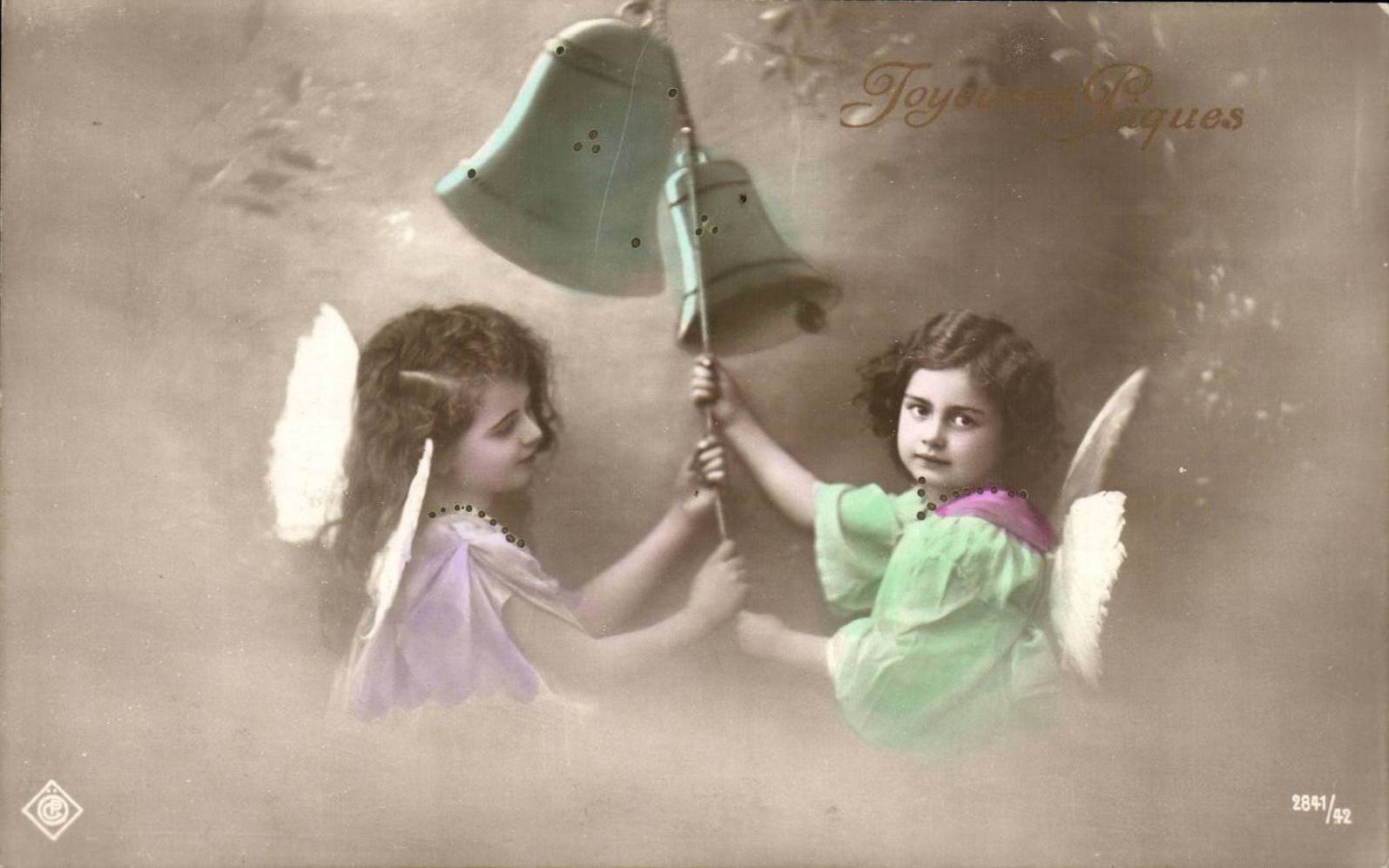 CPA Fantaisie Enfants (ange angel)