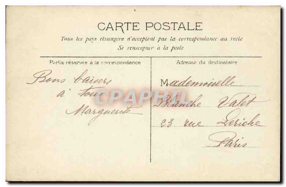 CPA Fantaisie Enfant (oies) — Rückseite