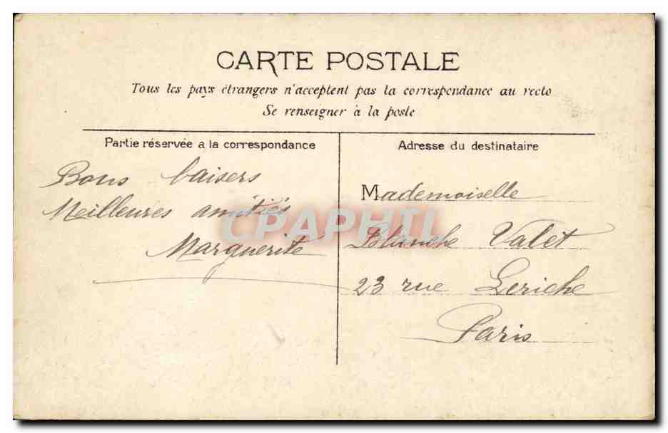 CPA Fantaisie La petite gardeuse d'oies Enfant (oies) — Rückseite