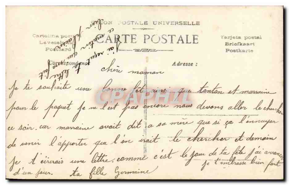 Femme dans un jardin fleuri — Bonne Pète — éditeur 2001 — Reverso