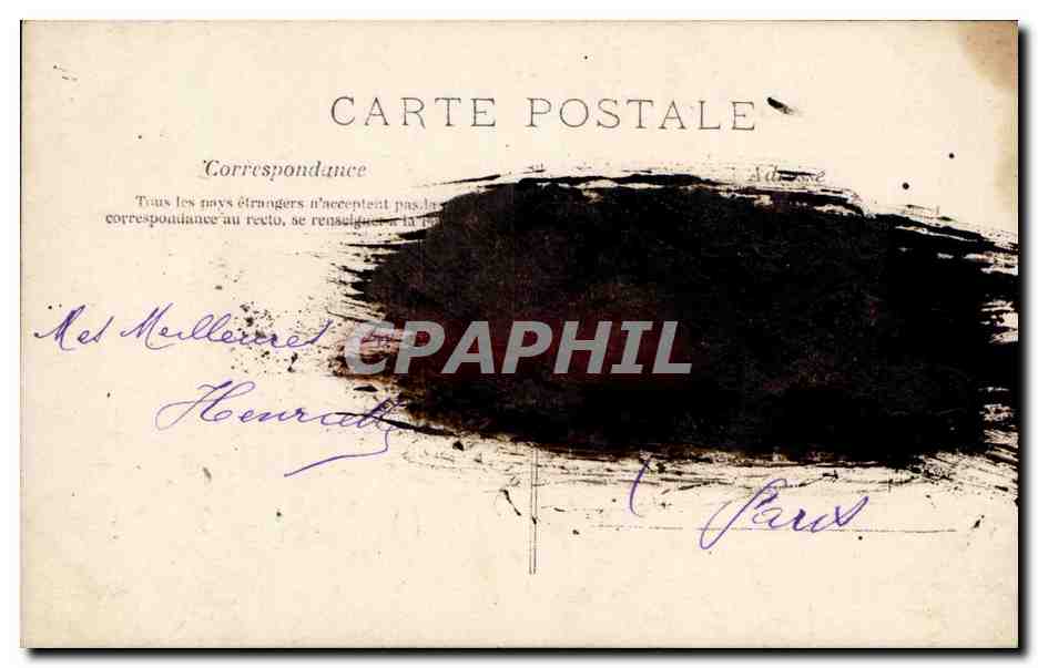 CPA Fantaisie Femme Bonne fete — Verso