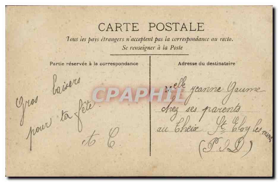 CPA Fantaisie Enfant — Verso