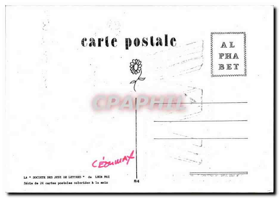 CPM lettre X Y Z Les reconnaissez vous ? — Rückseite