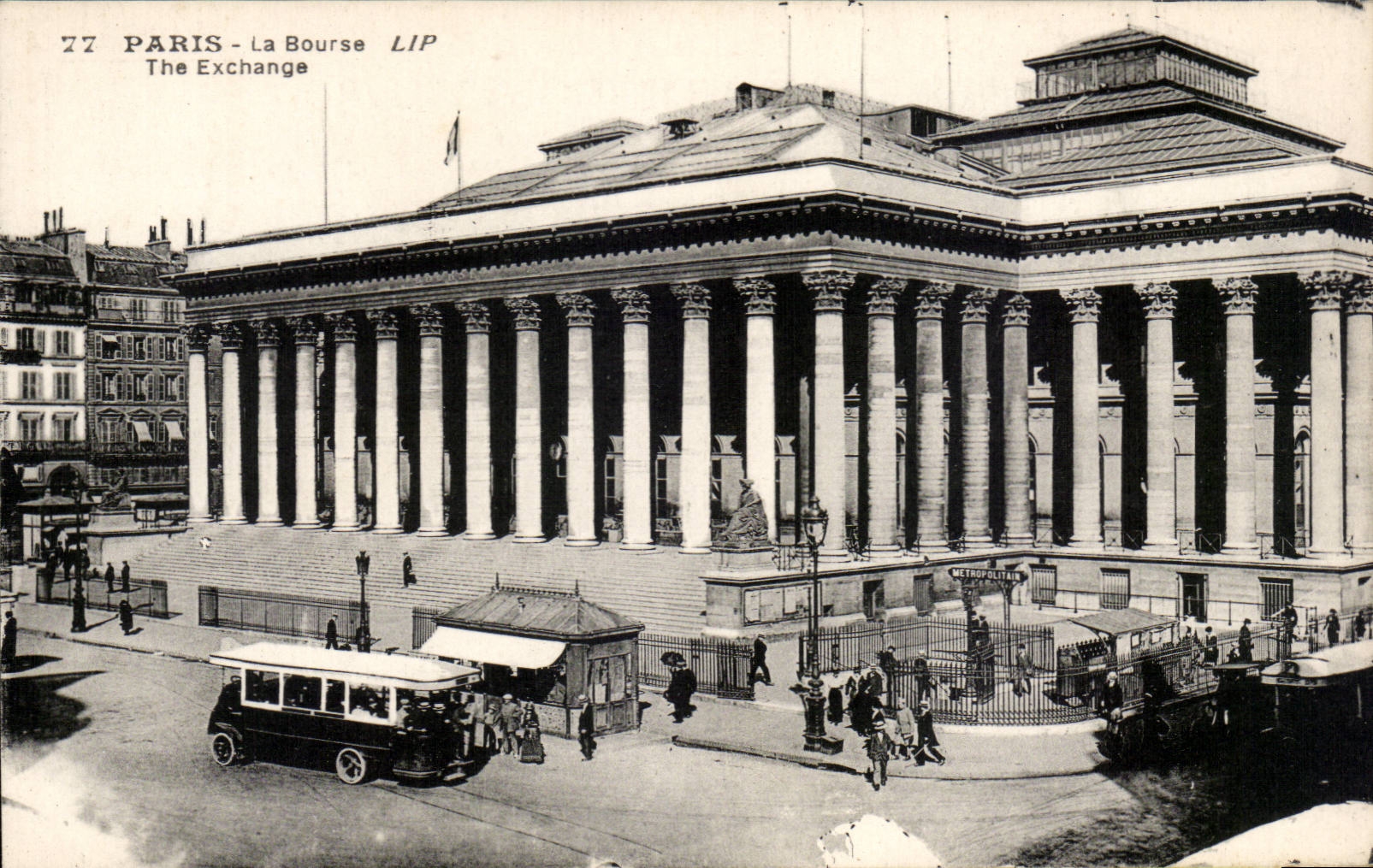 Paris CPA La Bourse