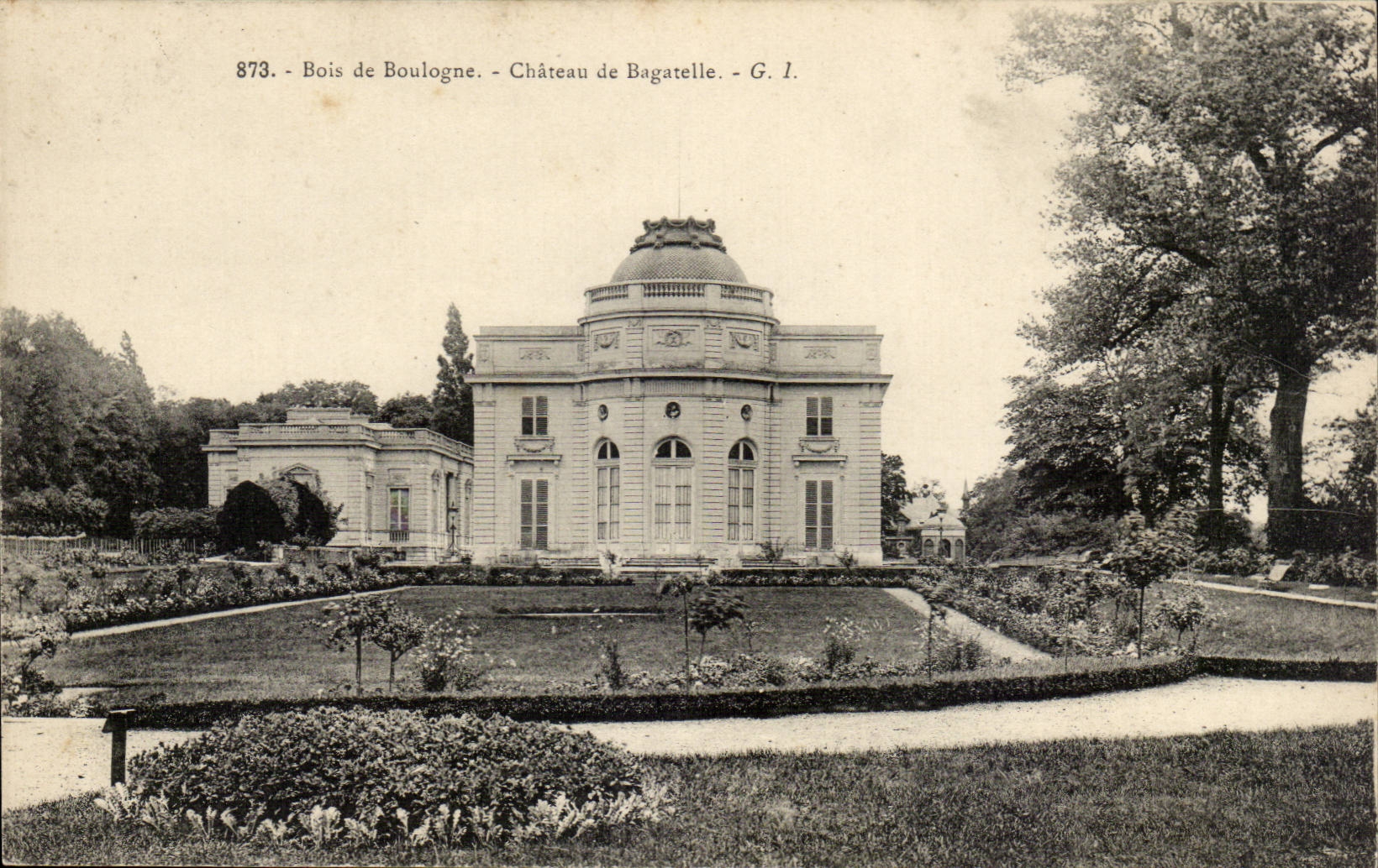 Paris CPA Bois de Boulogne Chateau de Bagatelle