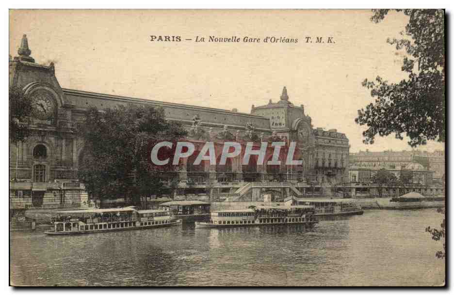 Paris CPA la nouvelle Gare d'orleans