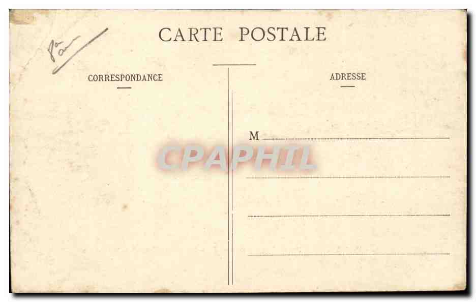 Paris CPA Le pont de la Concorde La chambre des deputes (Tour Eiffel) — Rückseite