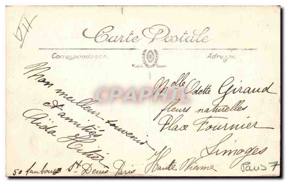 Paris CPA Le pont de la Concorde et la chambre des deputes (Chocolat Menier Picon Dubonnet) — Rückseite