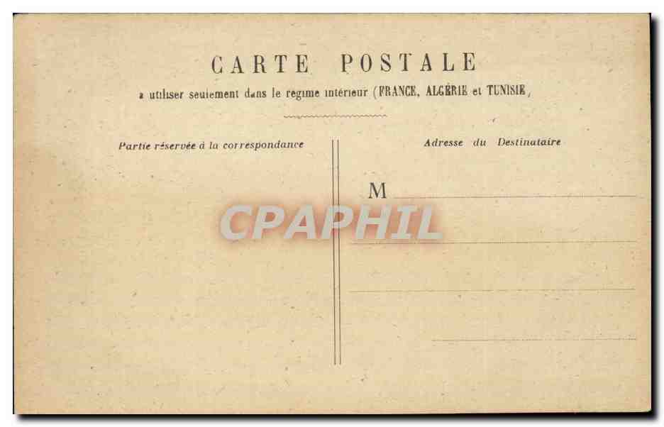 Paris CPA La conciergerie — Rückseite