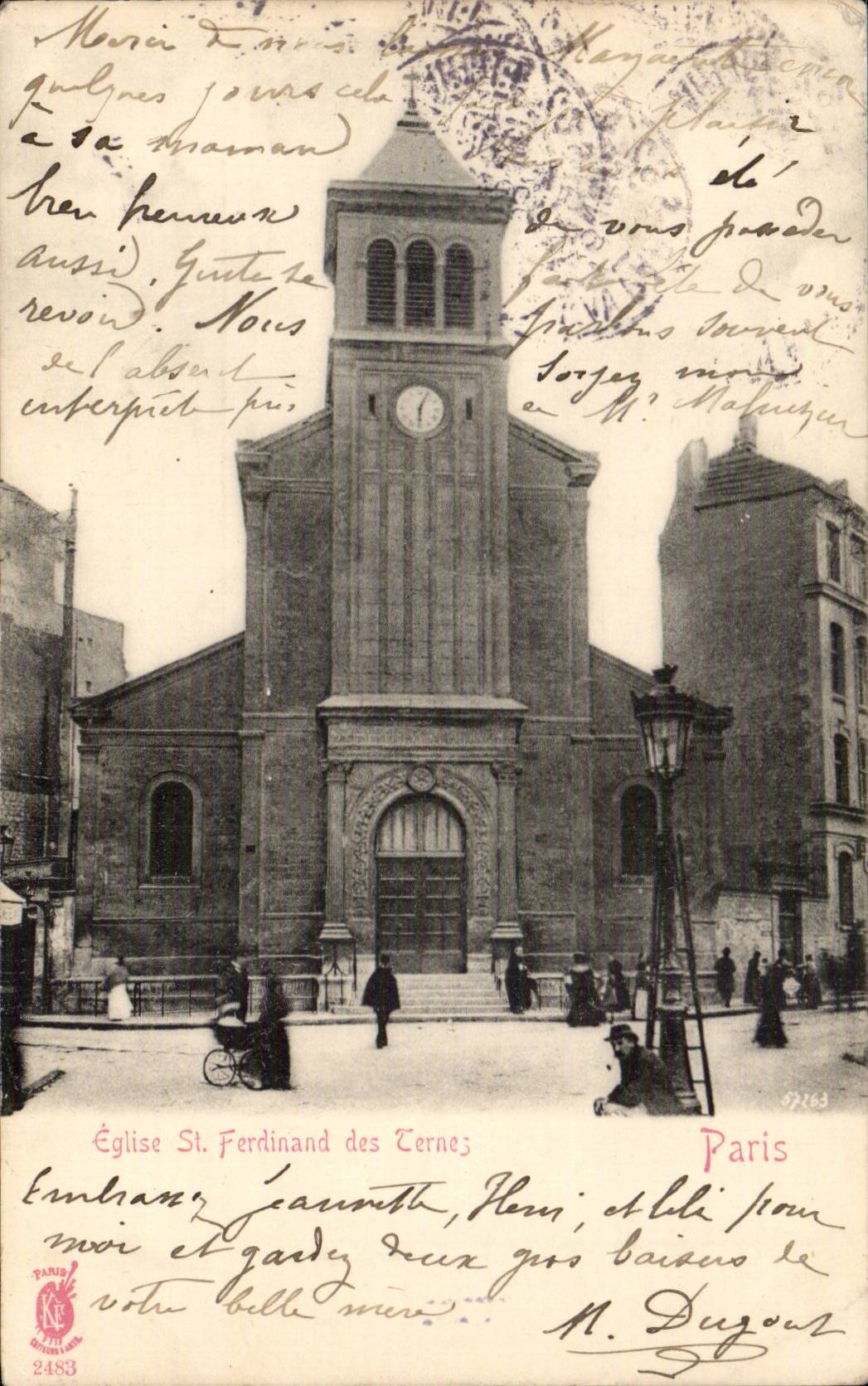 Paris CPA Eglise St Ferdinand des Ternes