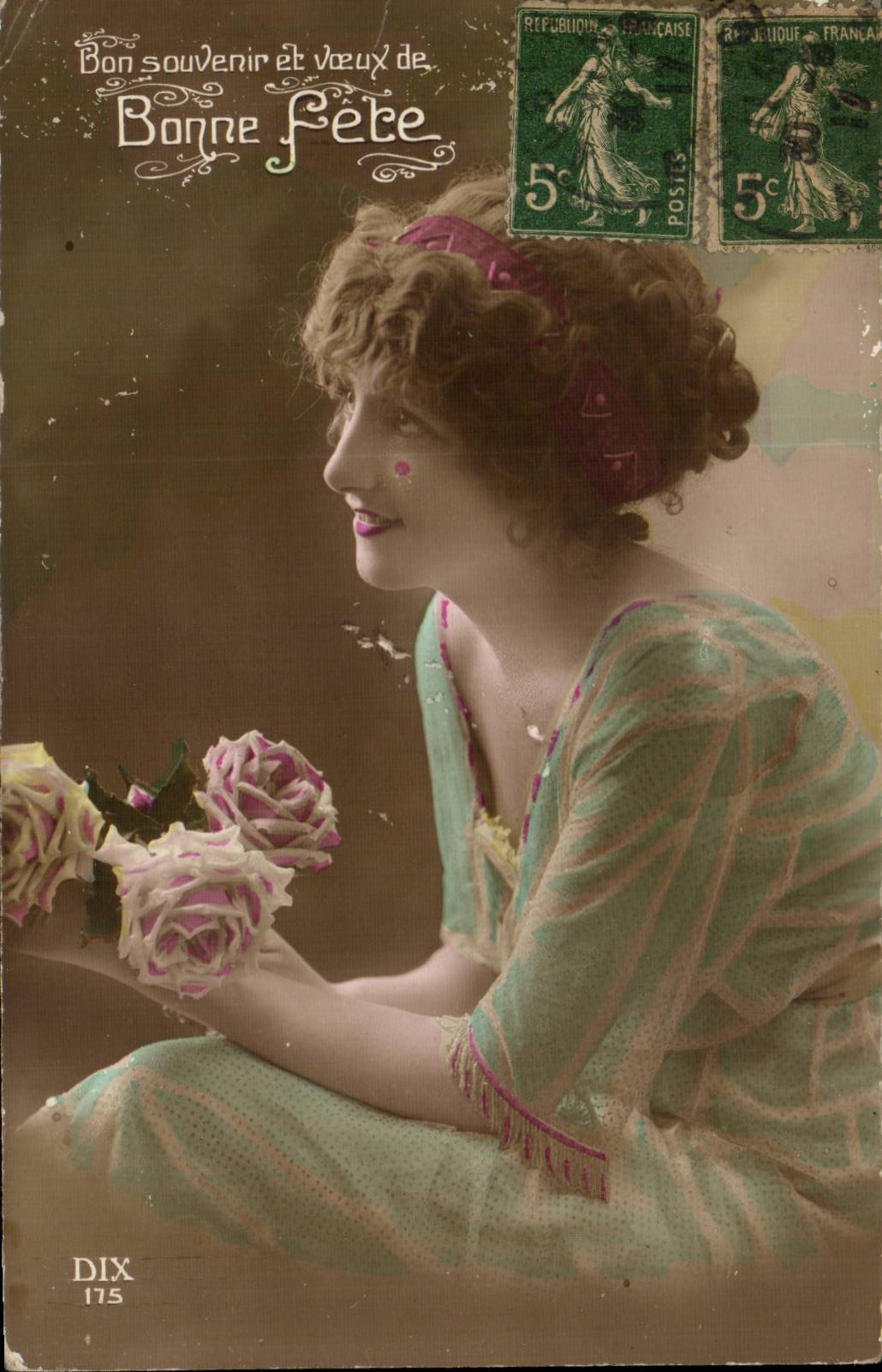 CPA Fantaisie Femme 