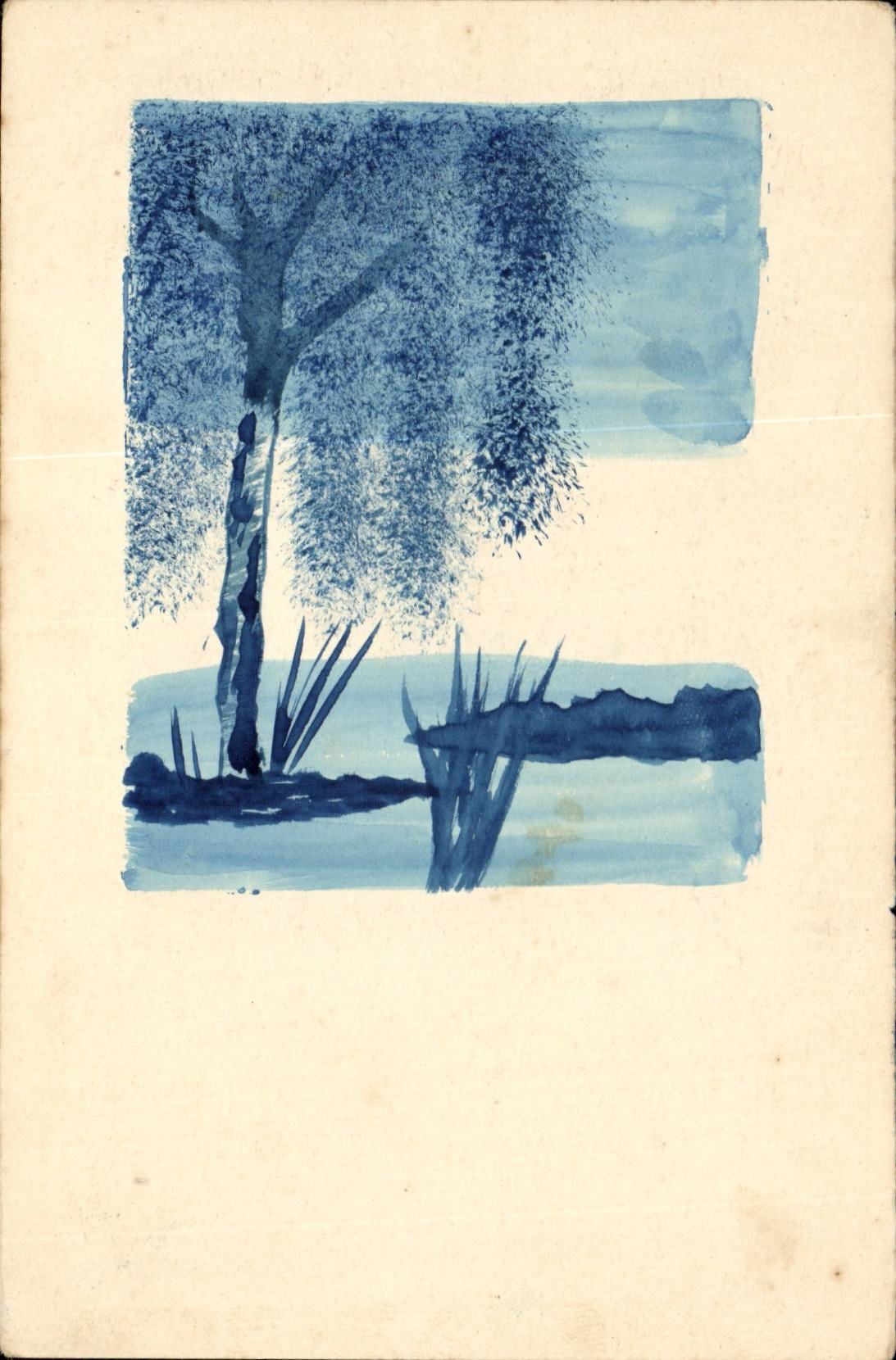 CPA Fantaisie paysage