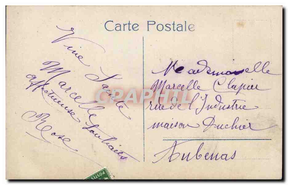 CPA Fantaisie Enfant Bonne fete — Rückseite