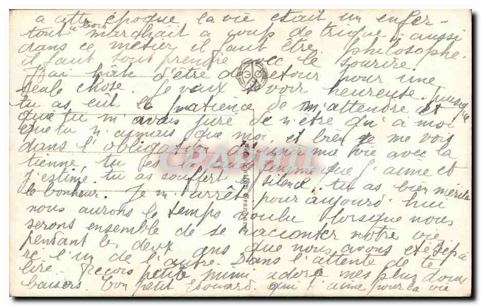 CPA Fantaisie Enfant au piano — Rückseite