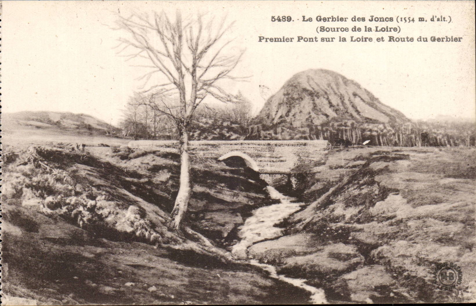 Le Gerbier des Joncs (1554 m.d'alt.) — Source de la Loire, Premier Pont sur la Loire et Route du Gerbier — Éditions d'Art Margerit de Pay