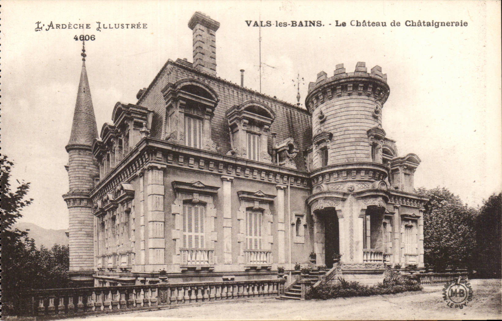 Vals-les-Bains — Le Château de Châtaigneraie — L'Ardèche Illustrée 4606