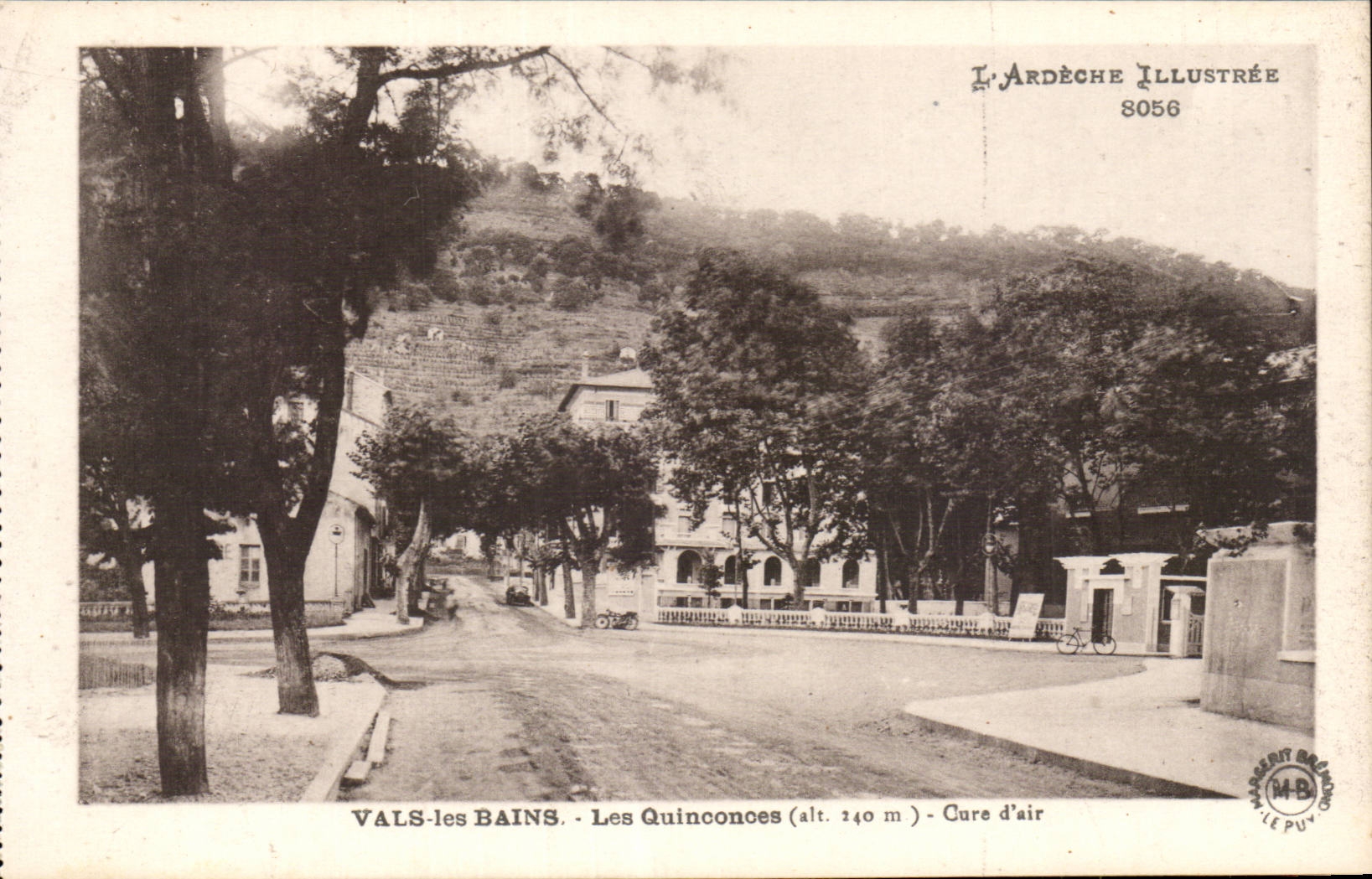 Vals-les-Bains - Les Quinconces (alt. 240 m) - Cure d'air — L'Ardèche Illustrée 8056