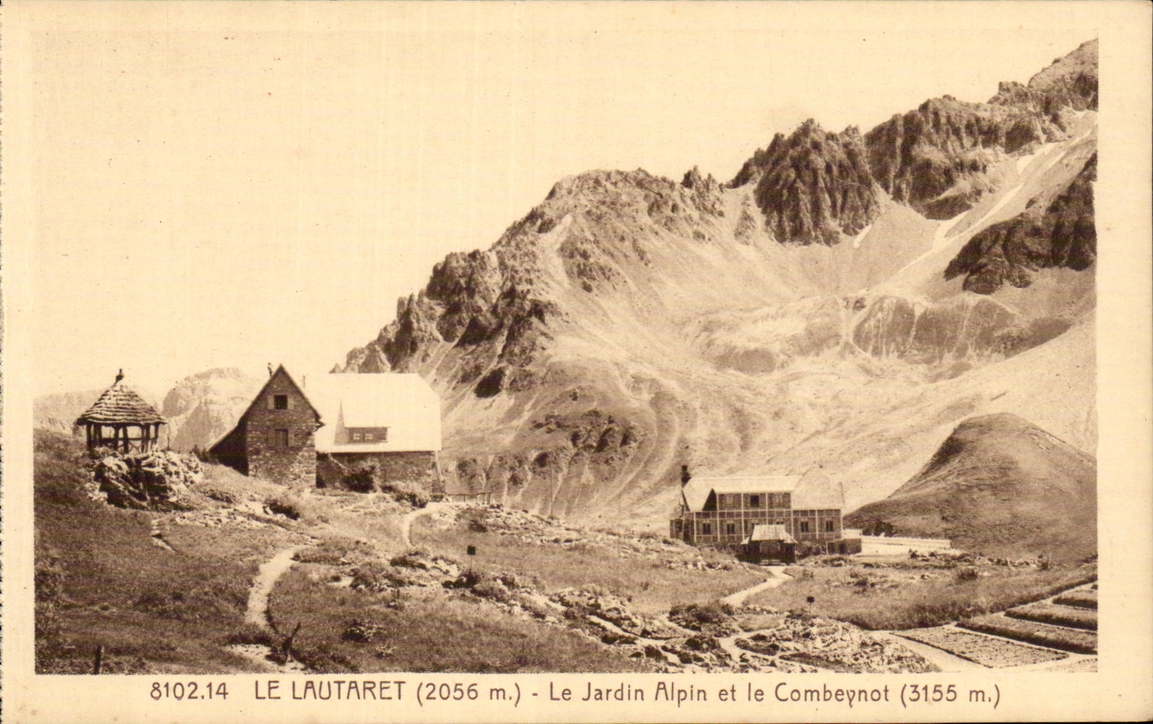 Le Lautaret CPA Le jardin alpin et le Combeynot 