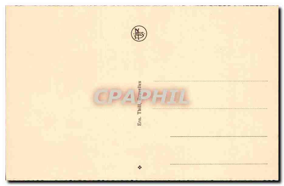 Belgie Belgique liege CPA Vieille maison du quai de la Goffe (maison Havart) — Rückseite