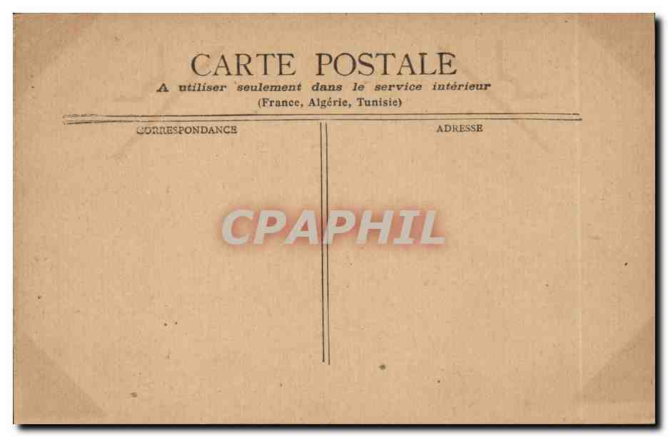 Paris CPA Perspective du Bd St Denis — Verso
