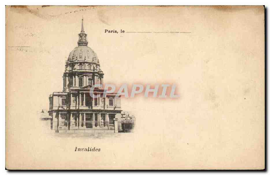 Paris CPA Hotel des Invalides 