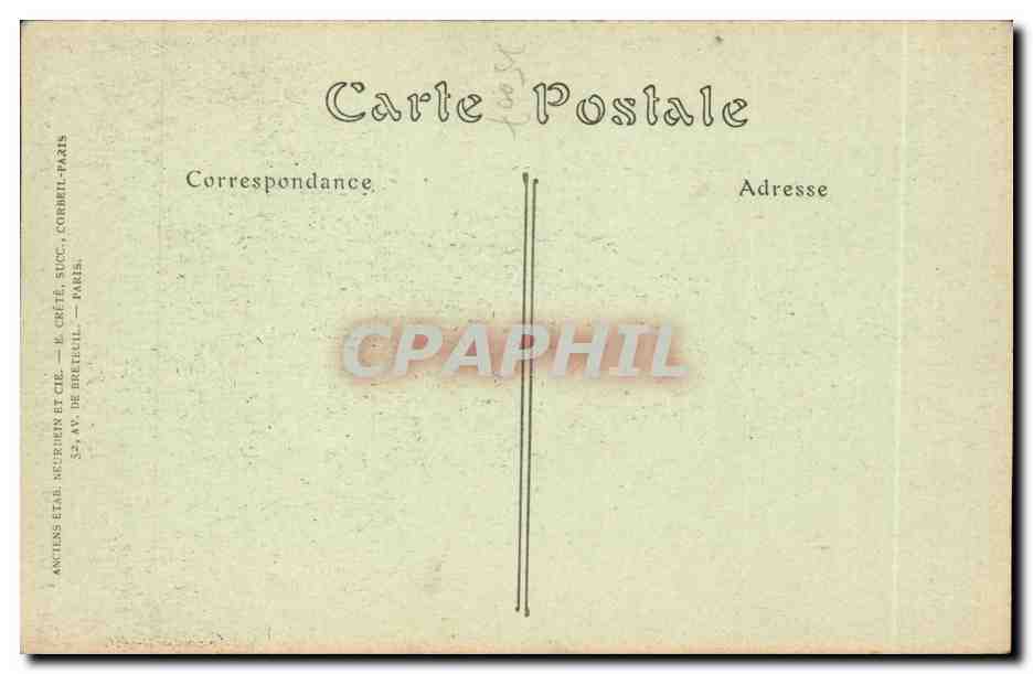 Paris CPA Hotel des Invalides Tombeau de Napoleon 1er — Rückseite