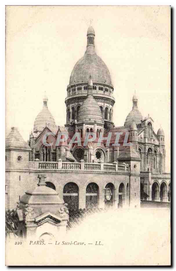 Paris CPA Le Sacre coeur Montmartre