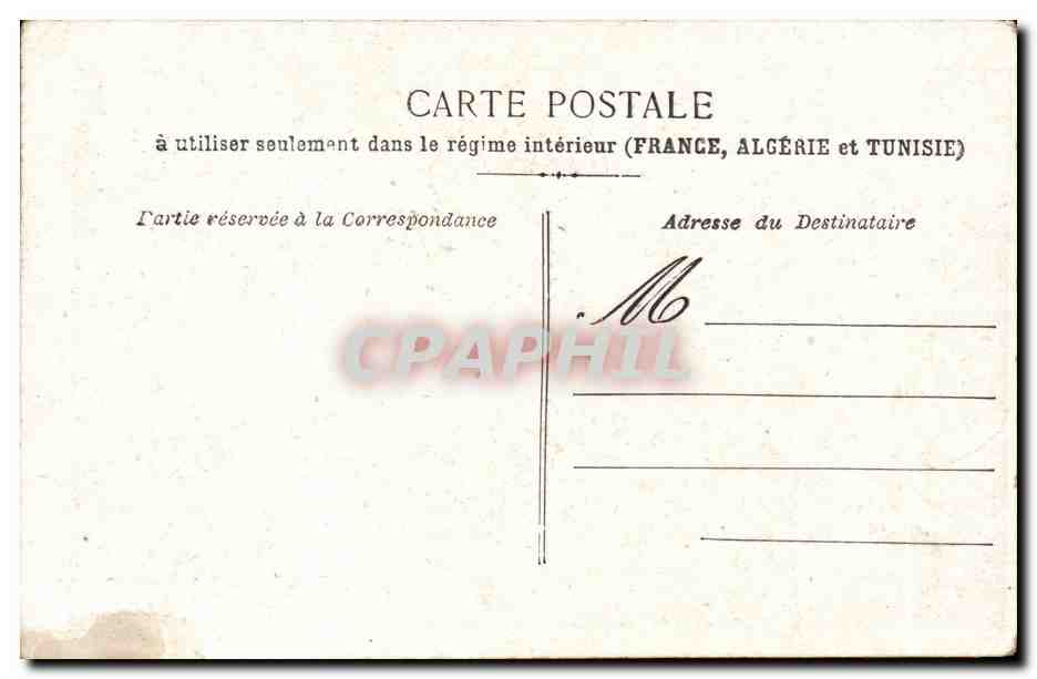 Paris CPA Arc de TRiomphe — Rückseite