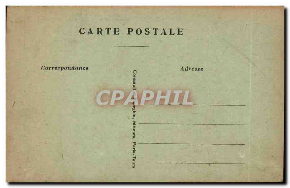 Paris CPA Arc de Triomphe de l'Etoile  — Verso