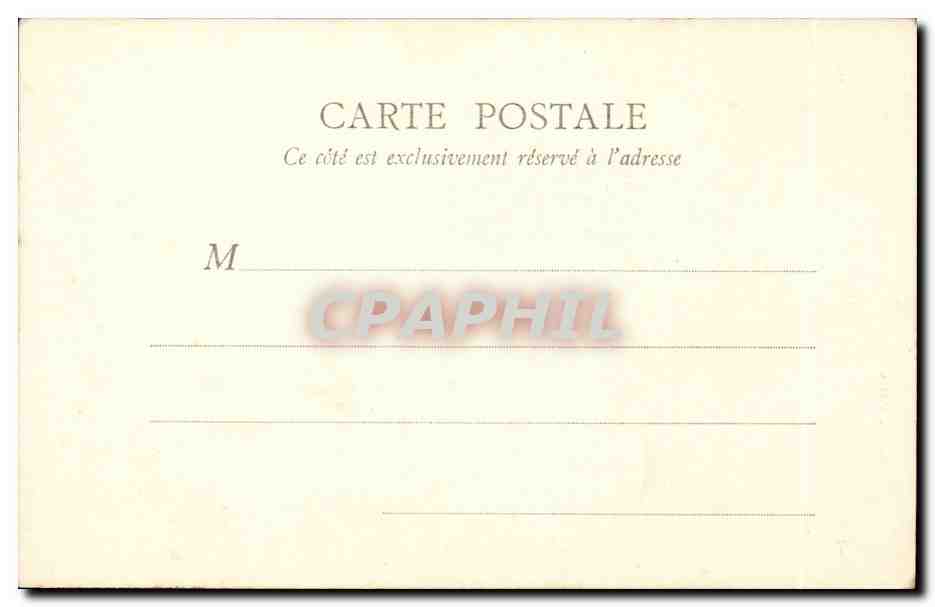 Paris CPA Arc de Triomphe de l'Etoile  — Verso