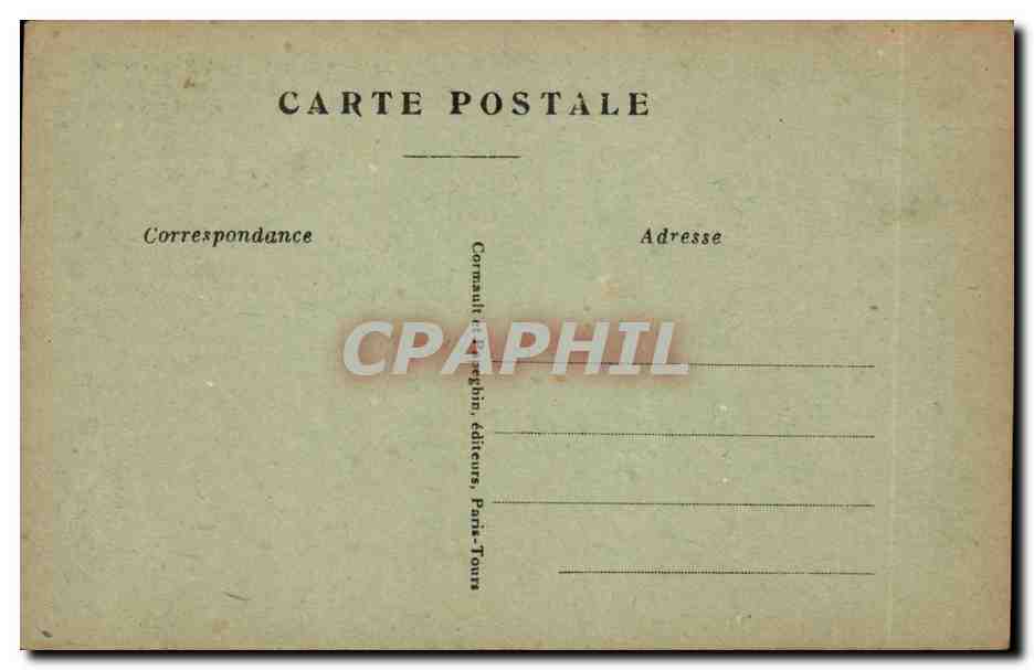 Paris CPA Arc de Triomphe de l'Etoile  — Verso