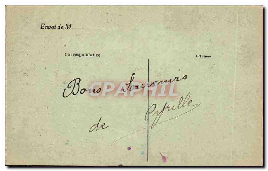 Paris CPA Arc de Triomphe de l'Etoile Tombe du soldat inconnu — Rückseite