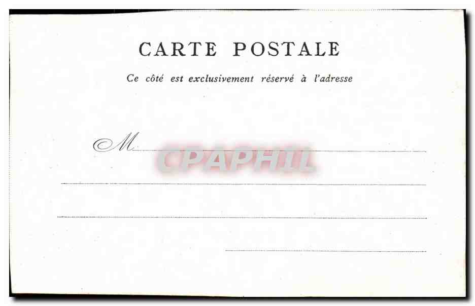 Paris CPA Arc de Triomphe de l'Etoile (Bon Marche) — Verso