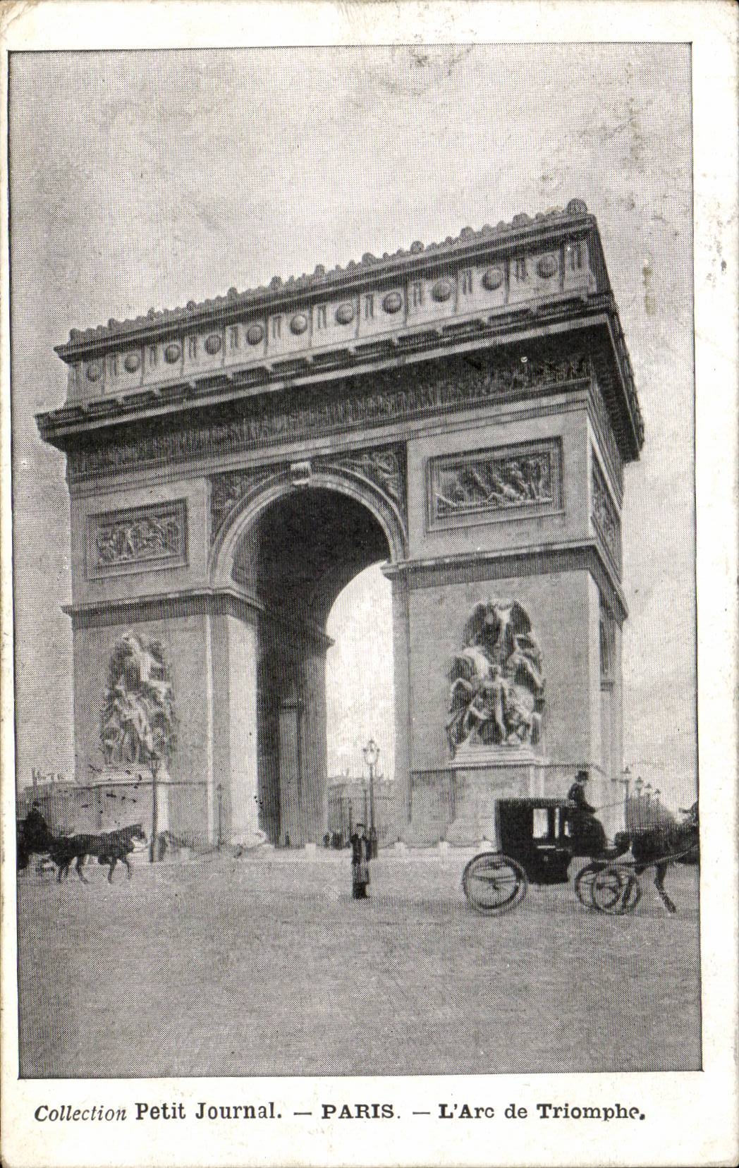 Paris CPA Arc de Triomphe de l'Etoile