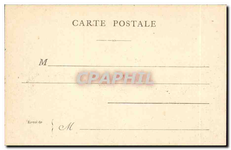 Paris CPA Notre Dame — Verso