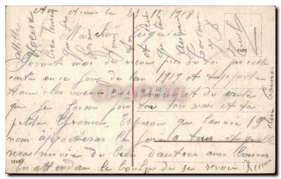 CPA Fantaisie Enfants — Rückseite