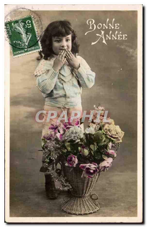 CPA Enfant Bonne annee Garcon