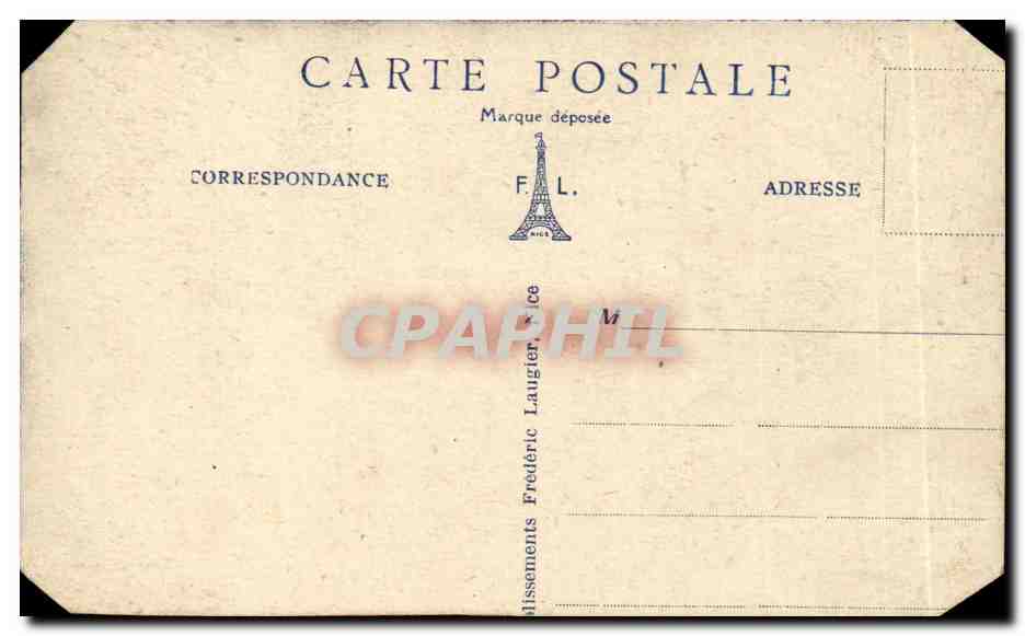 CPA Fantaisie GRotte et cascade d'eau — Verso