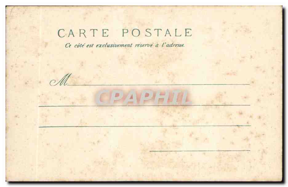 CPA Fantaisie Fleurs Rose — Verso