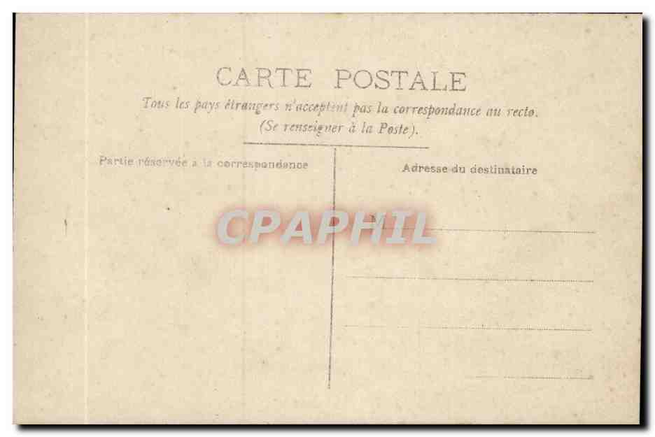 Femme en robe rose tenant un panier de fleurs — Heureuse Fête — Phébus, n° 3206 — Verso