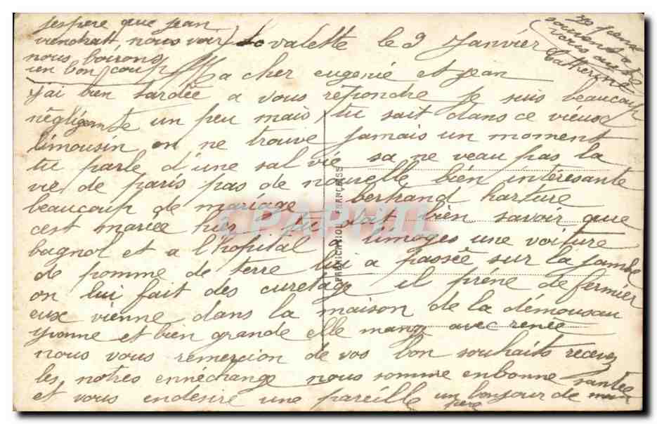 CPA Fantaisie Enfant Bebe — Rückseite