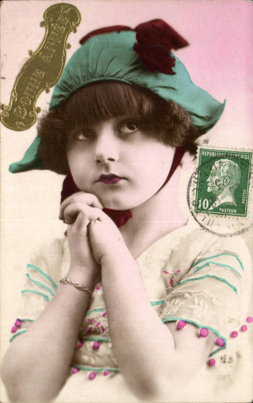 CPA Fantaisie Enfant Fille