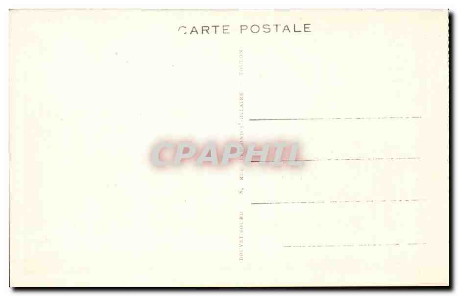 Toulon — Place Puget — La Fontaine — Édition B.S. — Rückseite