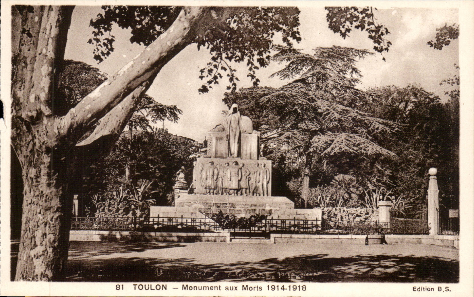 Toulon - Monument aux Morts - 1914 1915 - CPA 