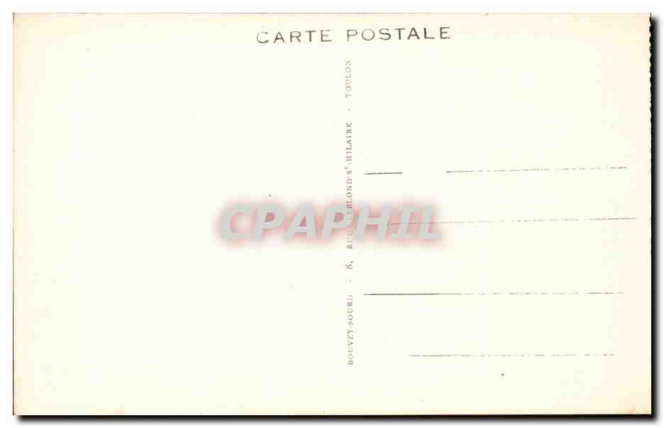 Toulon - Un Coin de la Place d'Armes - CPA  — Rückseite