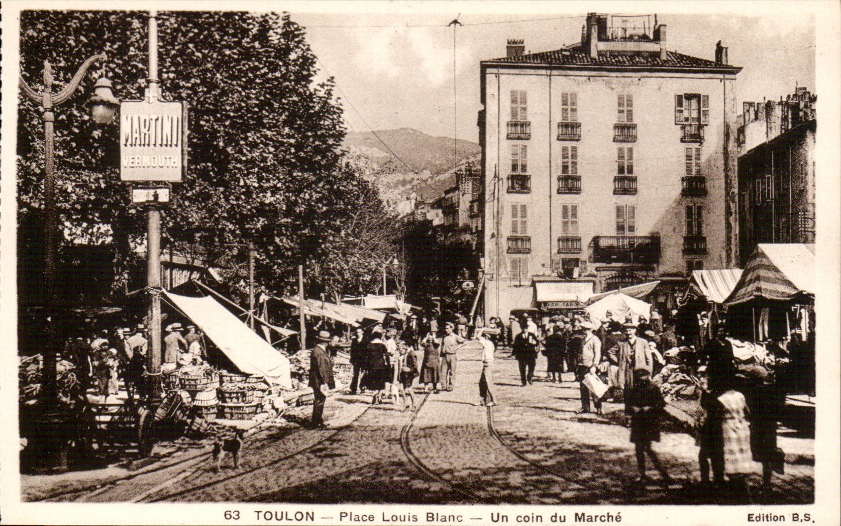 Toulon - Place Louis Blanc - Un Coin du Marche - CPA 